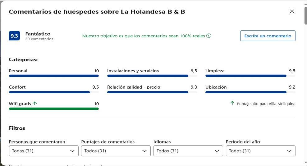 La Holandesa B & B 维拉梅利奎纳 外观 照片